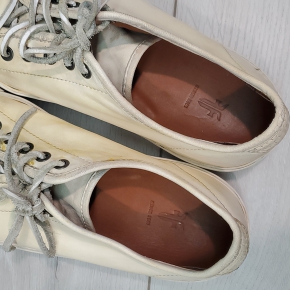 Frye Mens Brett Comfort Low Leather Sneakers shoes sz 8.5 - Picture 12 of 14